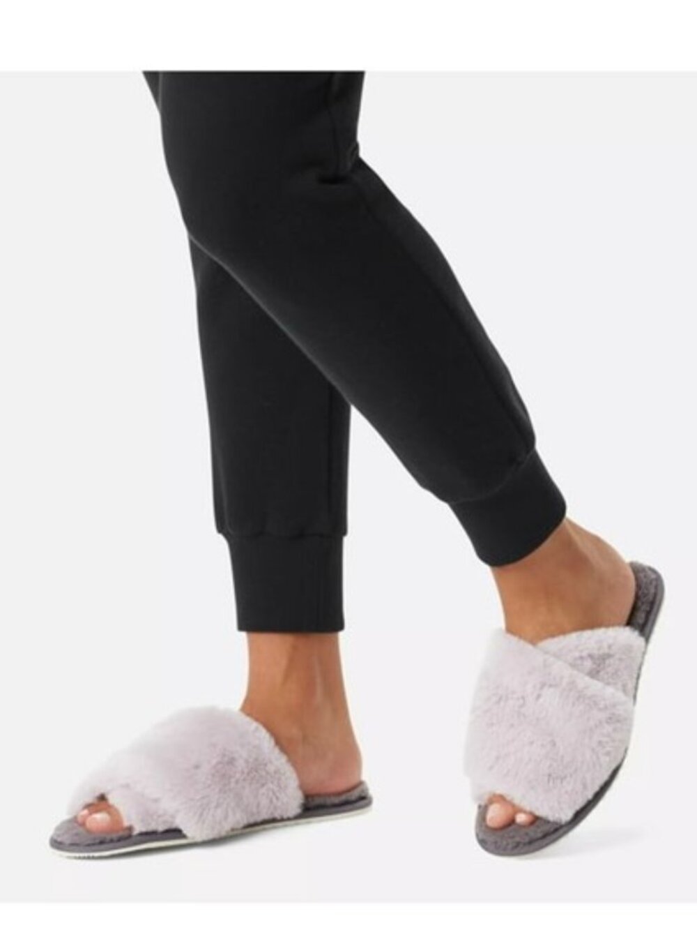 Sorel Go Mail Run Slippers Slip On Faux Fur Vapor Pulse Size 6 NEW